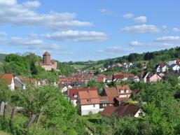 Rieneck mit Burg im Spessart